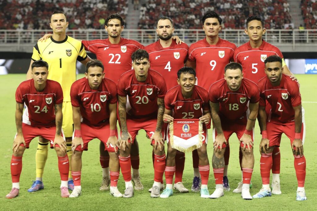 Starting Line Up Indonesia vs Chinese Taipei
