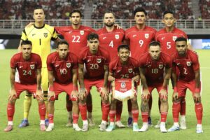 Starting Line Up Indonesia vs Chinese Taipei